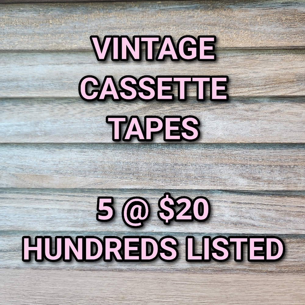 Vintage Cassette Music Tapes Create Your Own Bundle